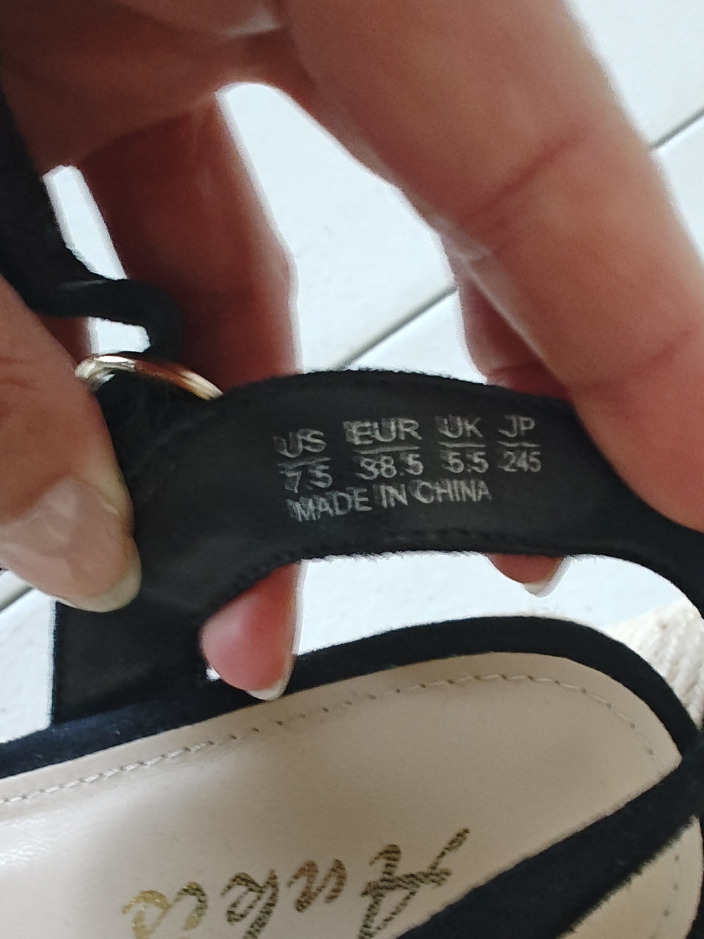 Ankleis Black Espadrille Wedge Sandals 7.5 Black Used‎ Summer Boho Chic - Picture 8 of 9